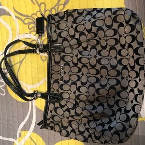 Authentic Coach monogram purse
